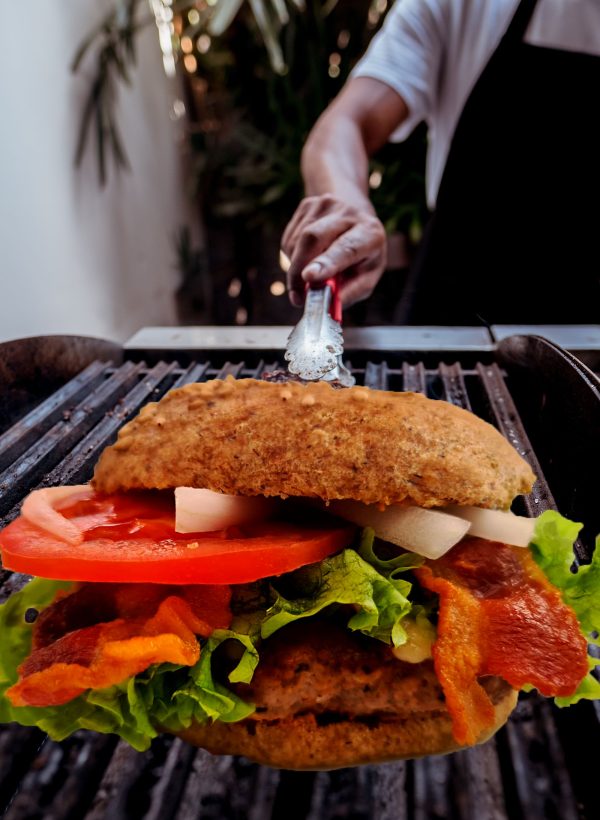 Hamburguesa de Rib Eye Keto