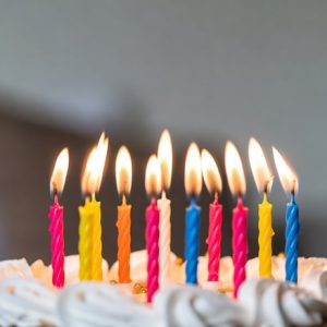 Velas cumpleaños 1 pz