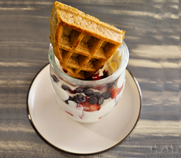 Fresas ESPECIAL con wafle NO KETO CON AZUCAR 200g (copia)